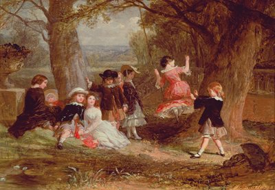 Die Schaukel, 1853 von Frederick Goodall